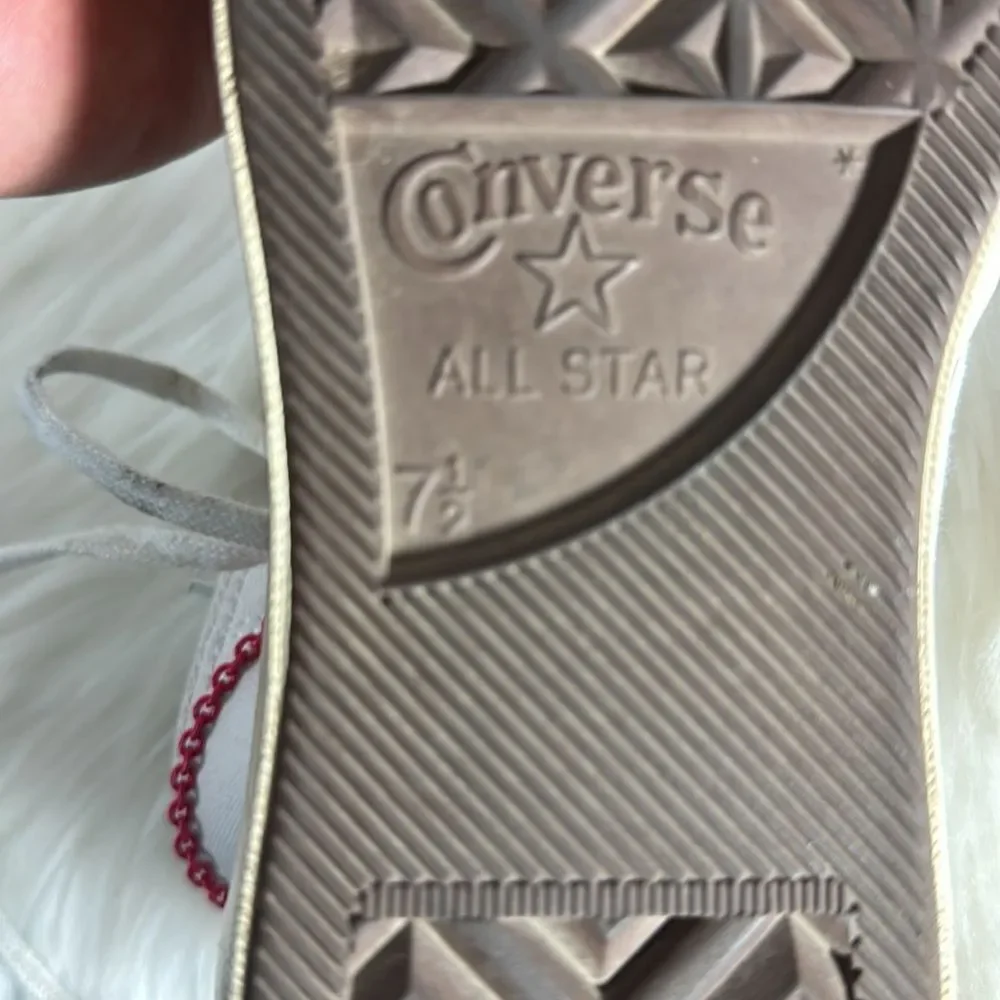 Converse Chuck Taylor 70 Women's White Canvas Egret‎ High Tops Sz 7.5 - Picture 7 of 9